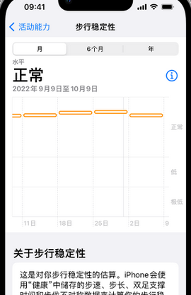 永丰iPhone手机维修如何在iPhone开启'步行稳定性通知'