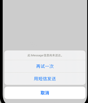 永丰apple维修iPhone上无法正常发送iMessage信息